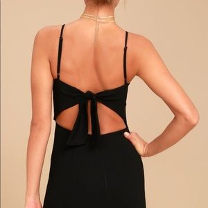 Lulus Black mini dress